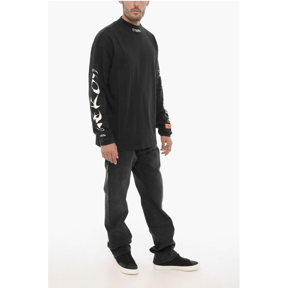 Heron Preston Long Sleeved Turtle-neck T-Shirt