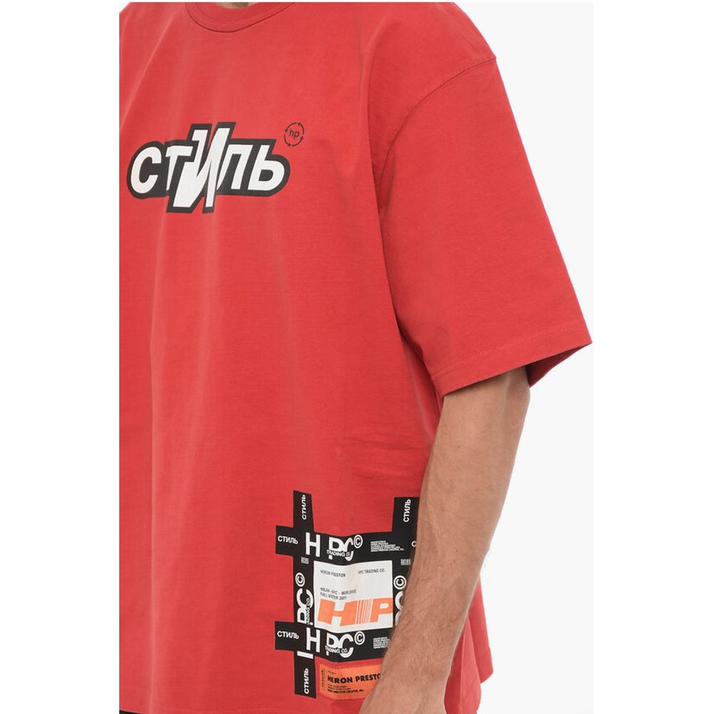 Heron Preston Printed Cotton Crew-Neck T-shirt