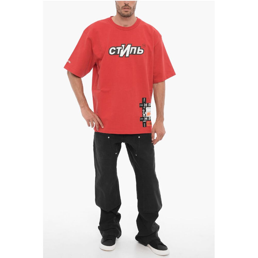 Heron Preston Printed Cotton Crew-Neck T-shirt