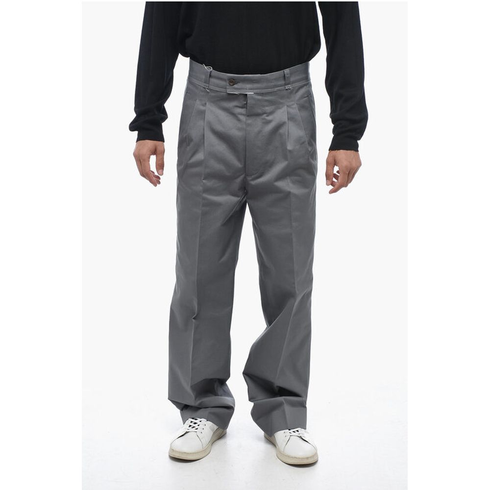 Maison Margiela MM10 Double-pleated Straight Fit Chinos Pants