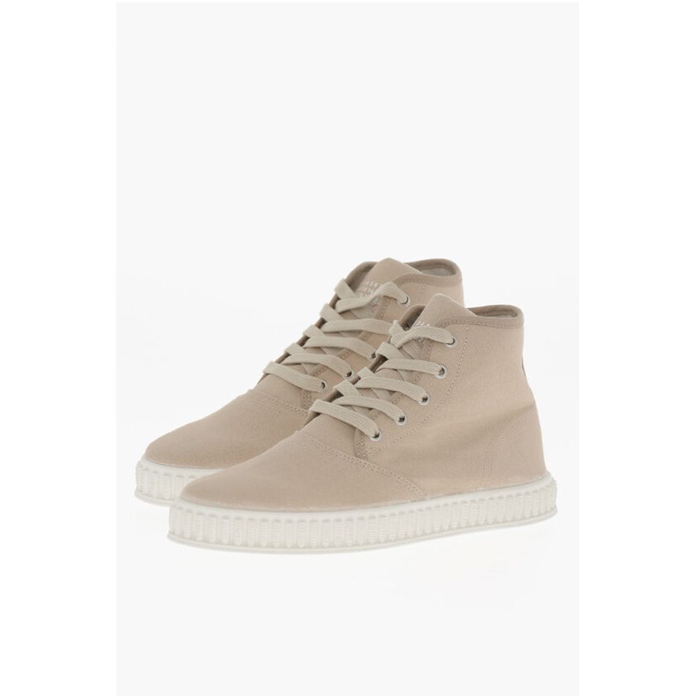 Maison Margiela MM22 Canvas High-top Sneakers with Rubber Sole