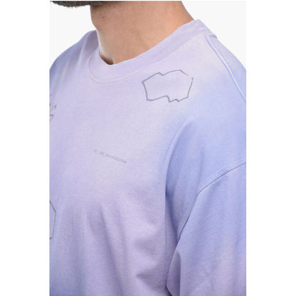 Objects IV Life Printed Faded Effect Crew-neck T-Shirt