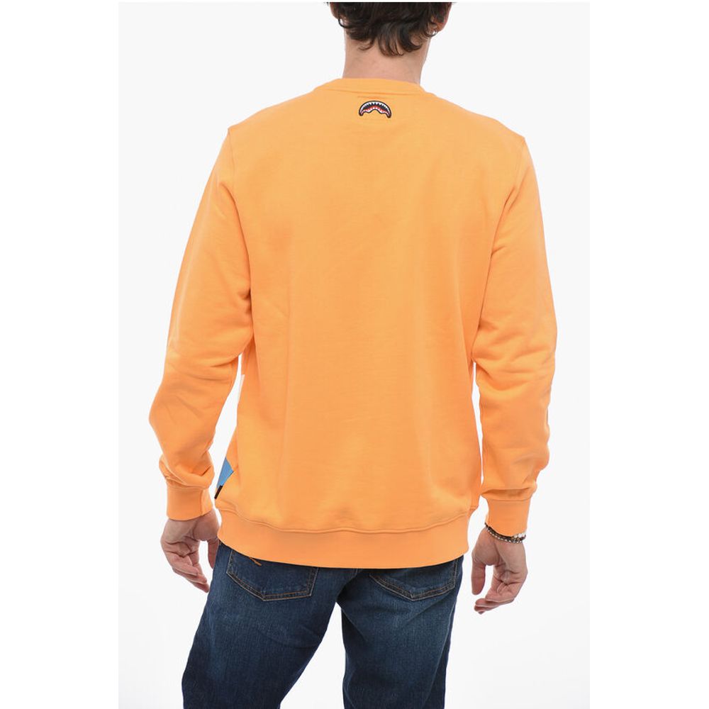 Sprayground Brushed Cotton Crew-neck Sweatshirt