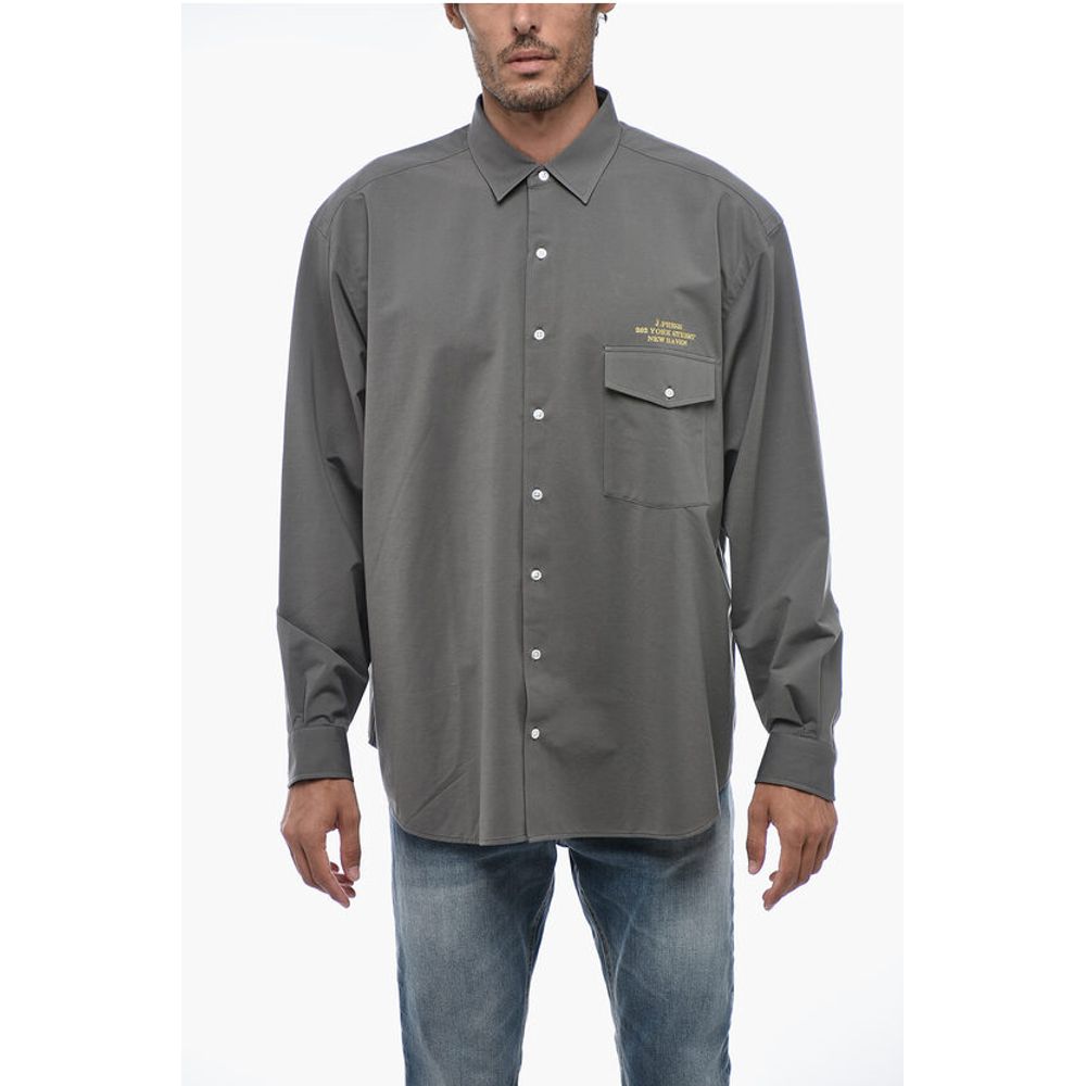 J.Press Classic Collar Casual Shirt with Breast Pocket