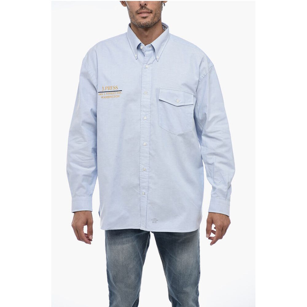 J.Press Button Down Lightweight Cotton Shirt