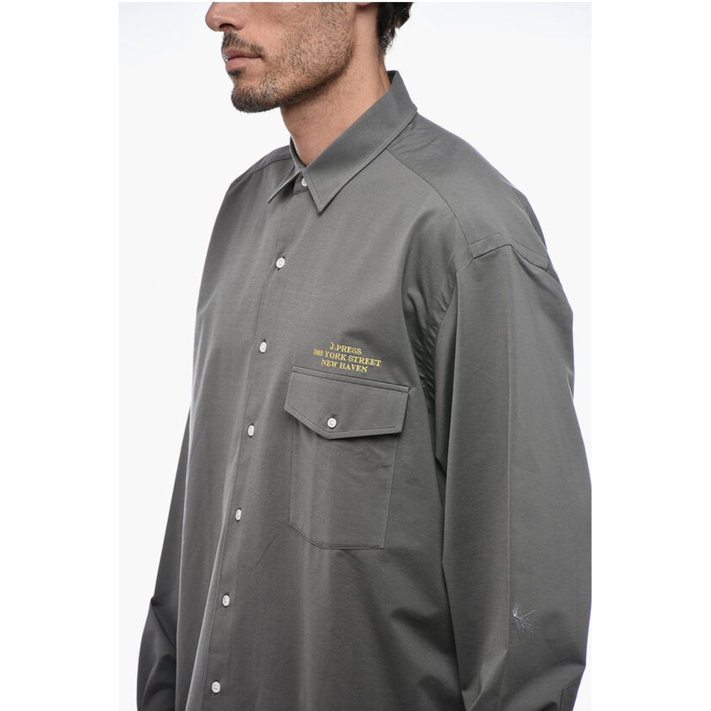 J.Press Classic Collar Casual Shirt with Breast Pocket