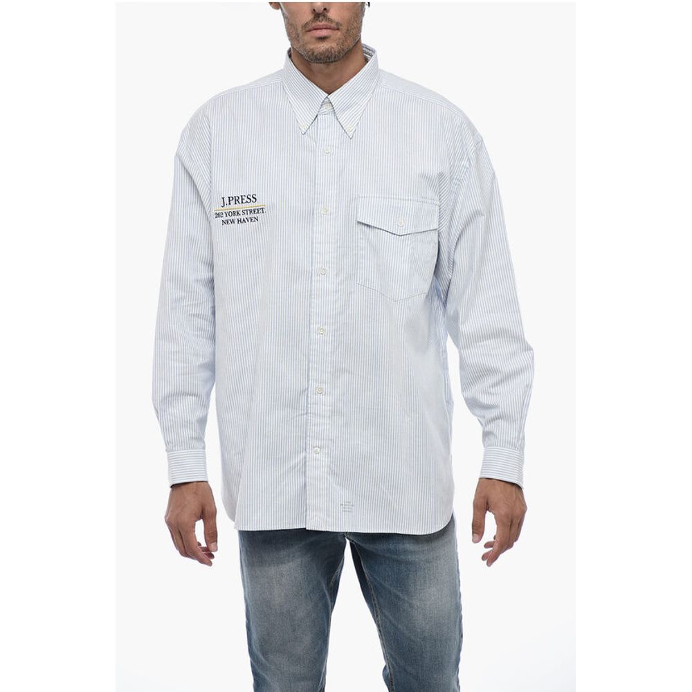 J.Press Button Down Awning Striped Shirt