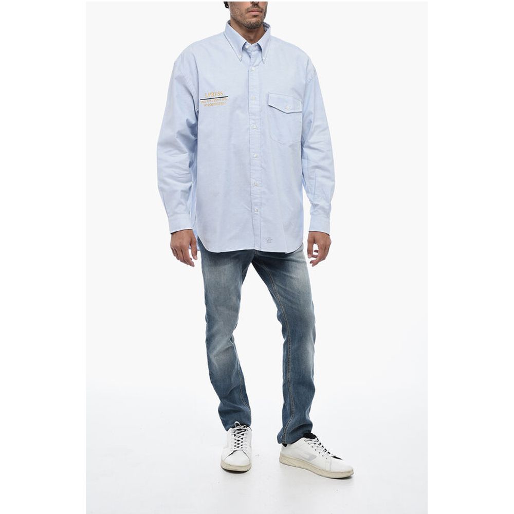 J.Press Button Down Lightweight Cotton Shirt