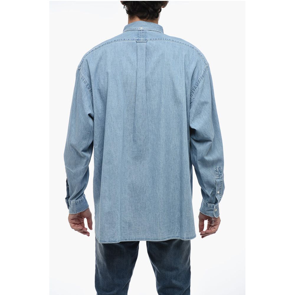 J.Press Button Down Lightweight Denim Shirt