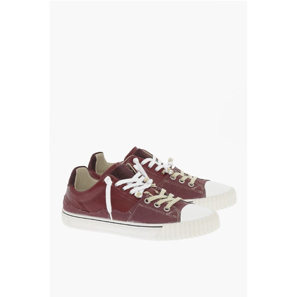 Maison Margiela MM22 Leather and Fabric NEW EVOLUTION Low Top Sneakers