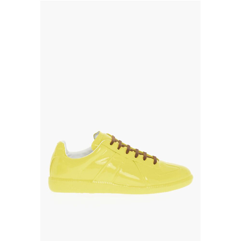 Maison Margiela MM22 Patent Leather Low Top Sneakers