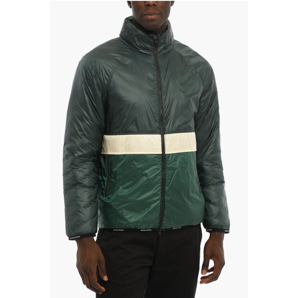 Woolrich Padded Pack-IT Jacket with Logoed Trim On the Hood
