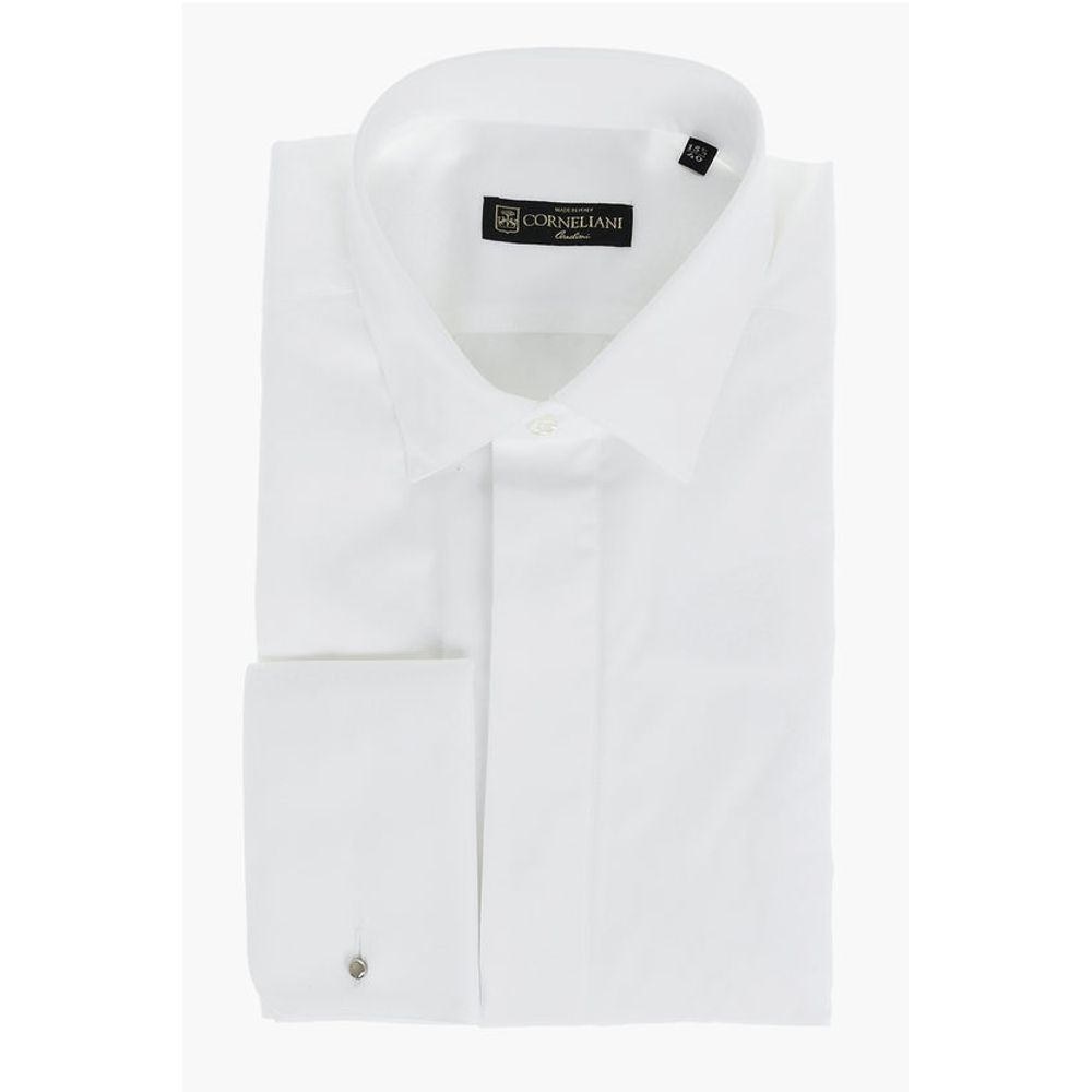 Corneliani Hidden Buttoning Cotton Shirt