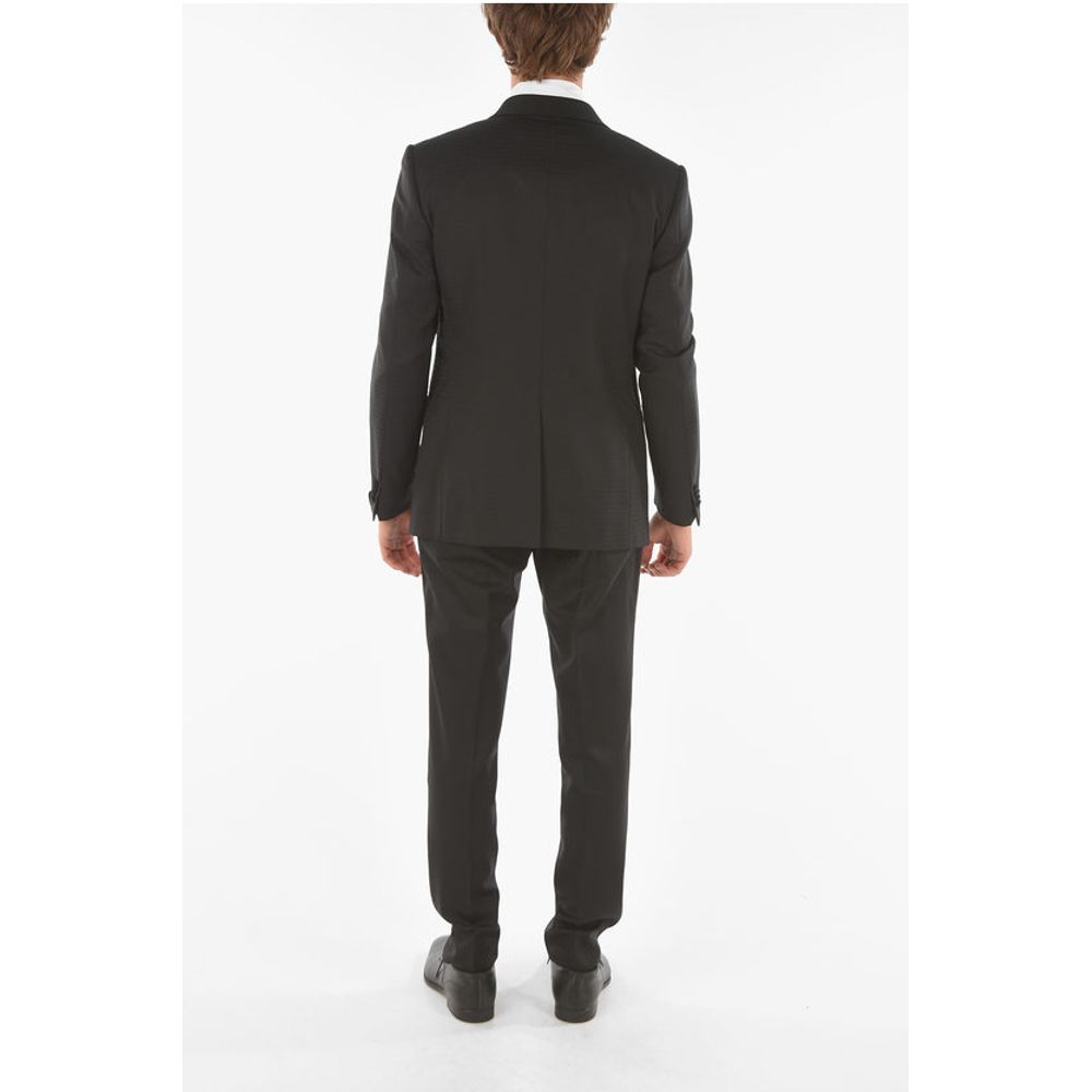 Corneliani center vent shawl lapel CERIM.ACADEMY 3 piece waistcoat suit