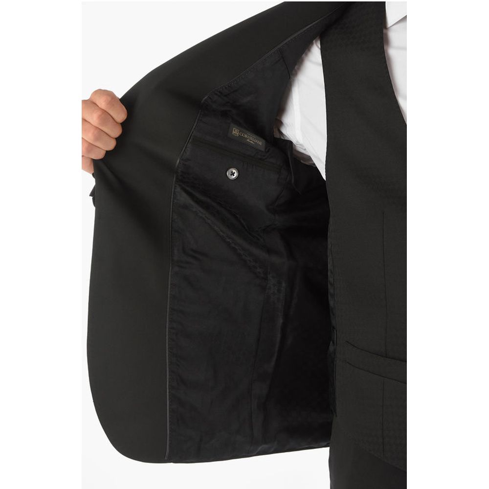 Corneliani center vent shawl lapel CERIM.ACADEMY 3 piece waistcoat suit