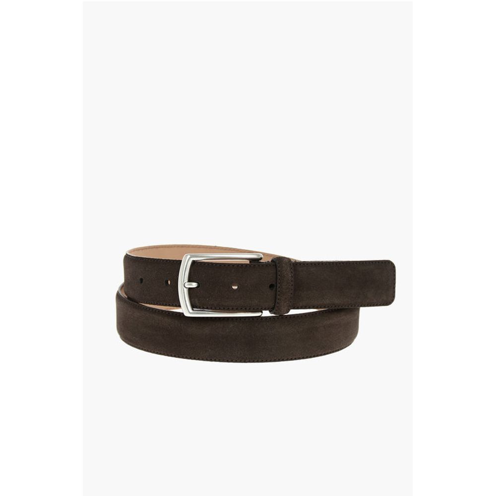 Ermenegildo Zegna 40mm Suede Leather Solid Color Belt