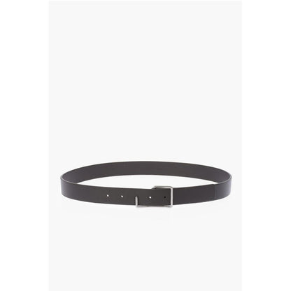 Bottega Veneta Asymmetric Buckle Leather Belt