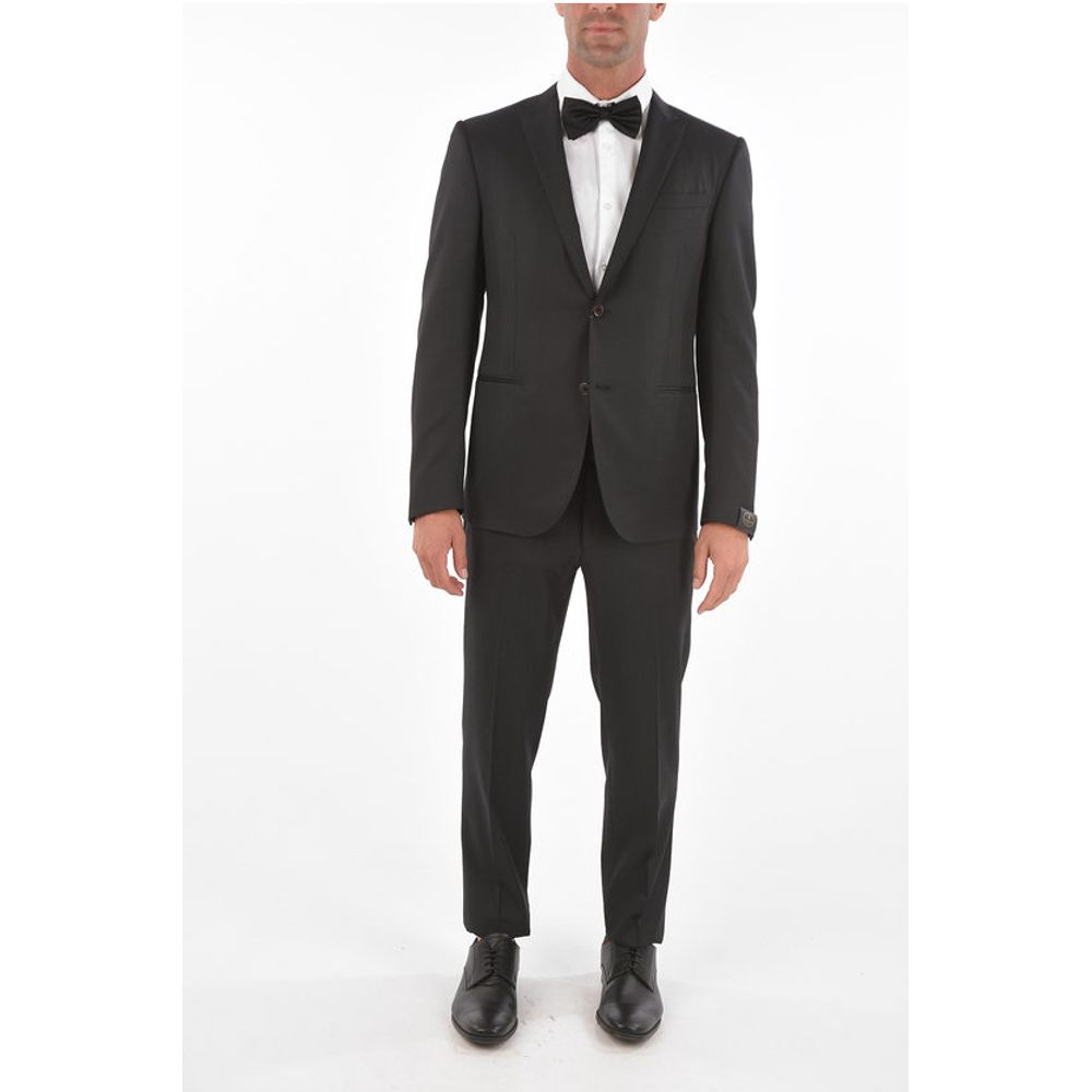 Corneliani virgin wool peak lapel 3 piece waistcoat CERIM.ACADEMY suit