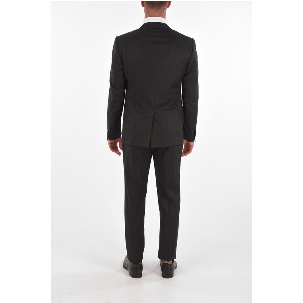 Corneliani virgin wool peak lapel 3 piece waistcoat CERIM.ACADEMY suit