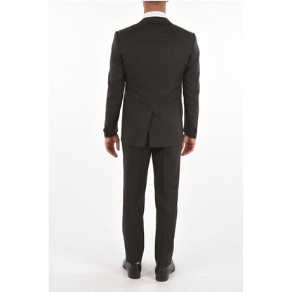 Corneliani center vent peak lapel CERIM.ACADEMY 3 piece waistcoat suit