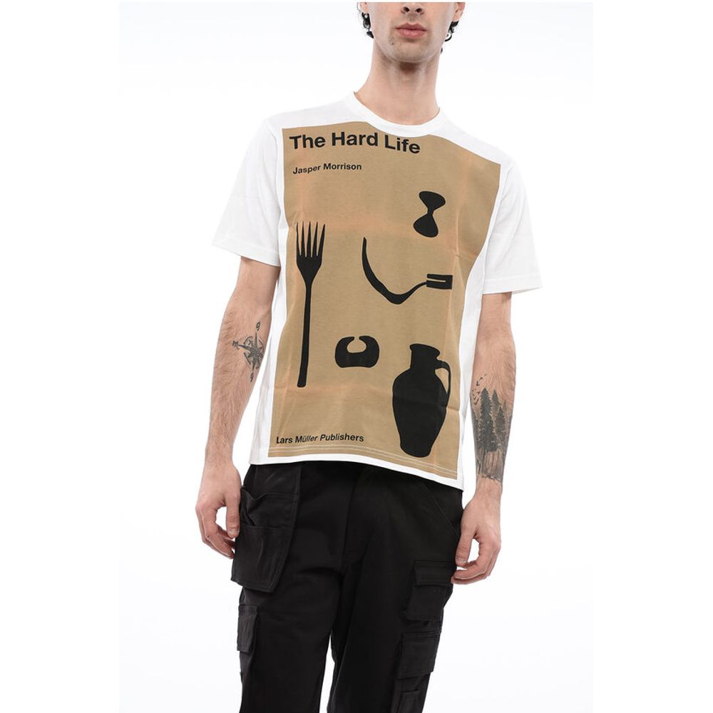 Junya Watanabe by Comme de Garcons MAN Maxi Printed THE HARD LIFE T-Shirt