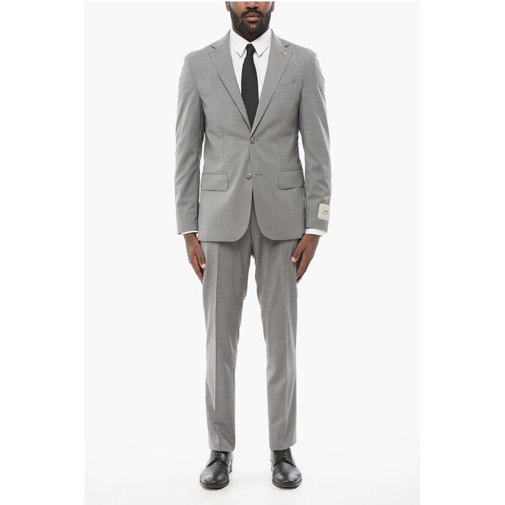 Corneliani CC COLLECTION Half-lined REFINED Stretch Wool Suit