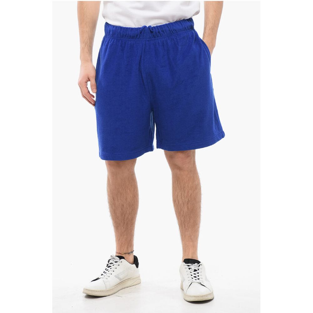 Burberry Terry Cotton Shorts with EKD Print