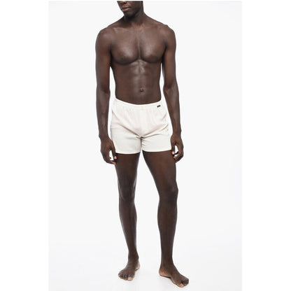 Dolce & Gabbana UNDERWEAR Silk Shorts with Elastic Waistband