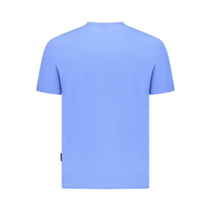 Napapijri Blue Cotton Men T-Shirt