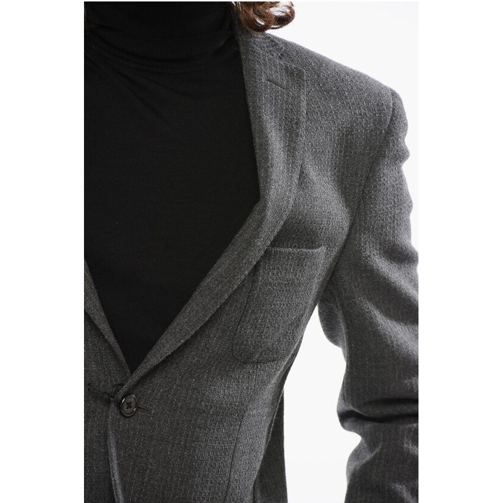 Nino Danieli CC Collection Embossed Wool REFINED Blazer with Patch Pocket