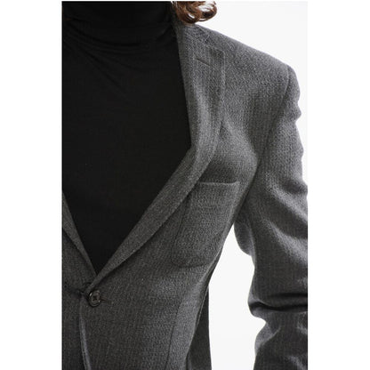 Nino Danieli CC Collection Embossed Wool REFINED Blazer with Patch Pocket