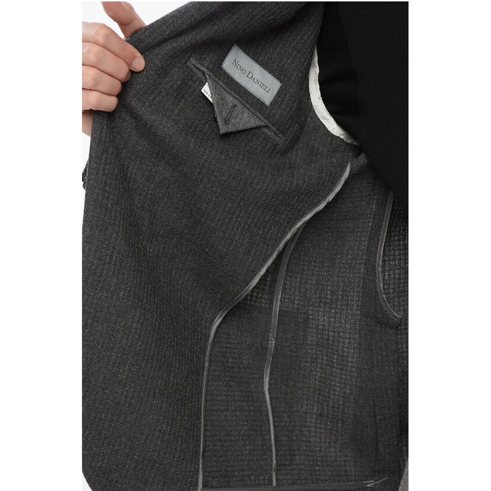 Nino Danieli CC Collection Embossed Wool REFINED Blazer with Patch Pocket