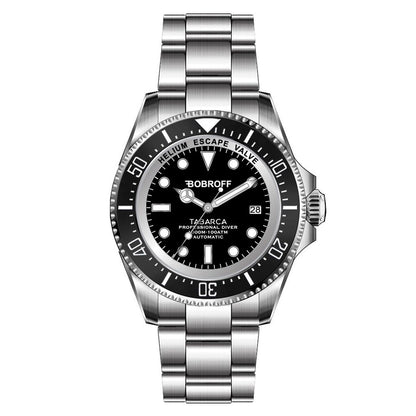 Bobroff Gray Stainless Steel Watch