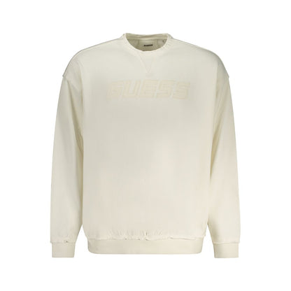 Guess Jeans White Cotton Sweater