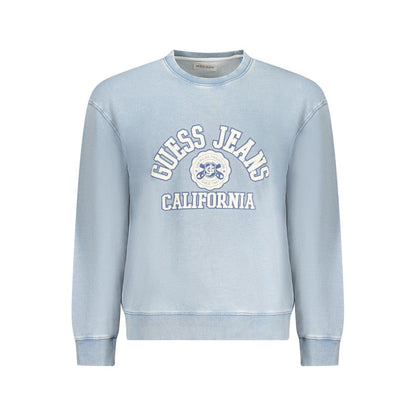Guess Jeans Blue Cotton Sweater