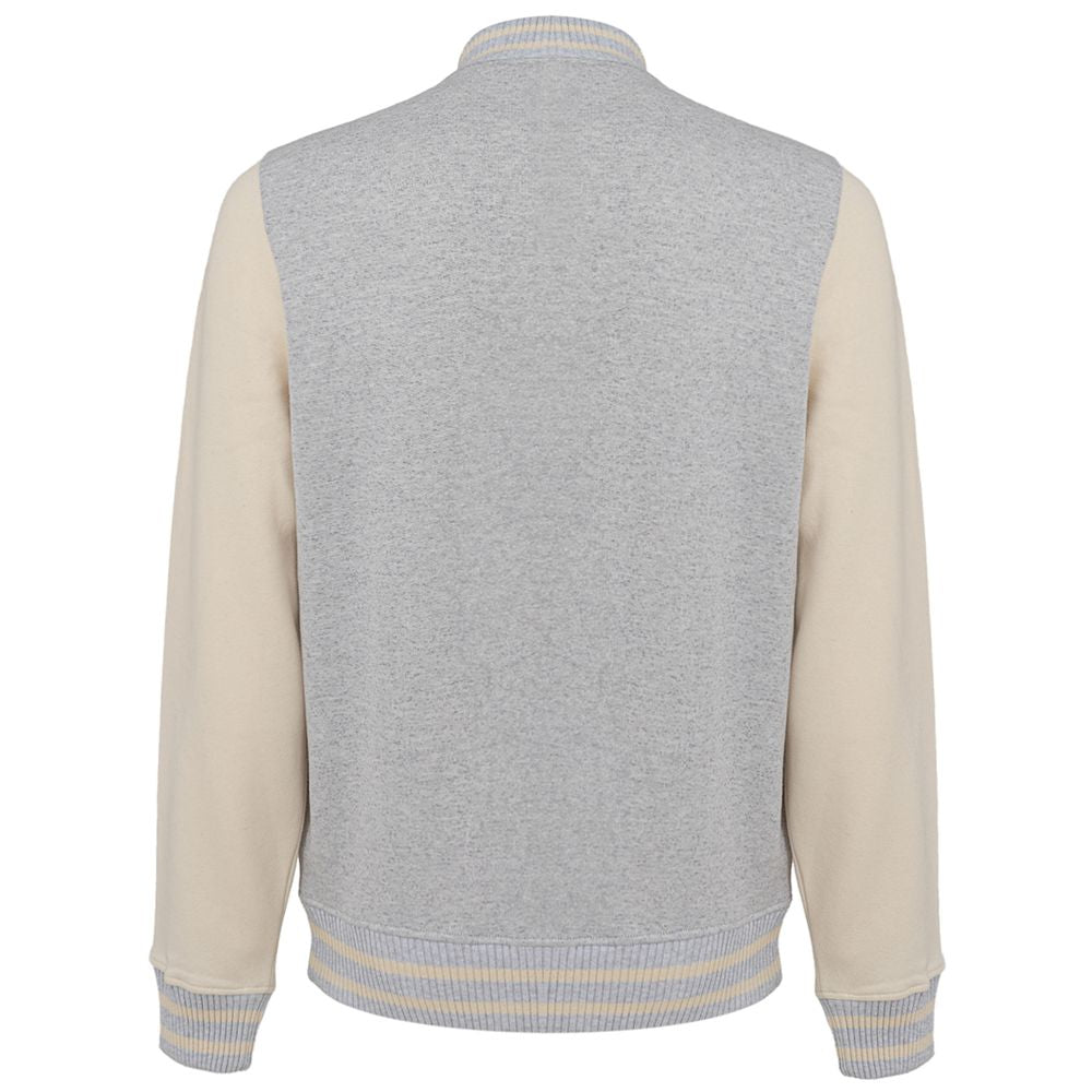 Gran Sasso Gray Cotton Jackets & Coat