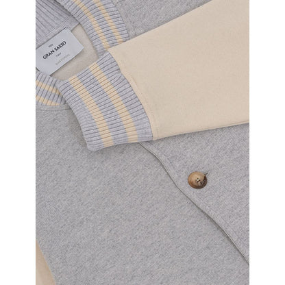Gran Sasso Gray Cotton Jackets & Coat