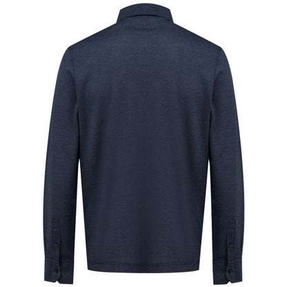 Canali Blue Cotton Shirt