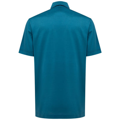 Canali Blue Cotton Shirt