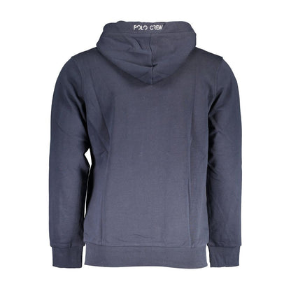 La Martina Blue Cotton Sweater