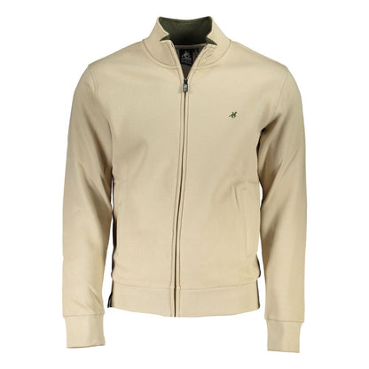 U.S. Grand Polo Beige Cotton Sweater