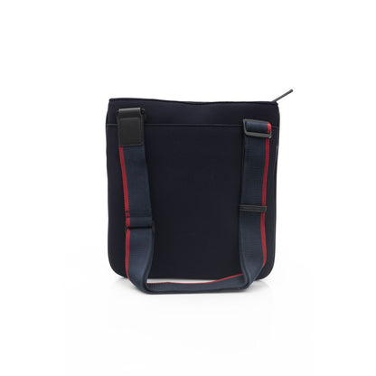 Cerruti 1881 Blue Polyester Men Messenger Bag