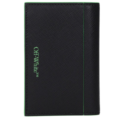 Off-White Black Leather Cardholders
