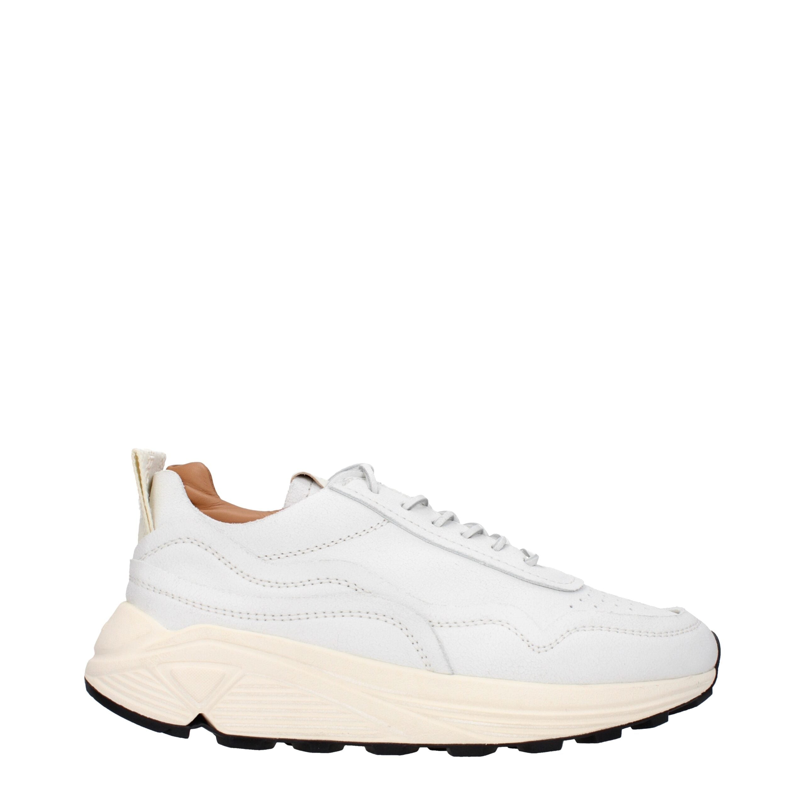 Buttero White Leather Sneakers