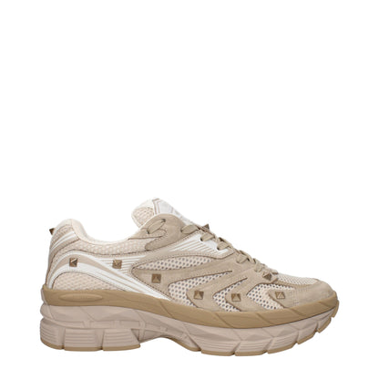 Valentino Garavani Beige Fabric Low Tops