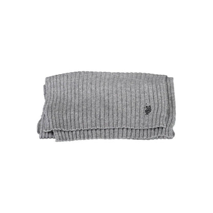 U.S. POLO ASSN. Gray Wool Scarf