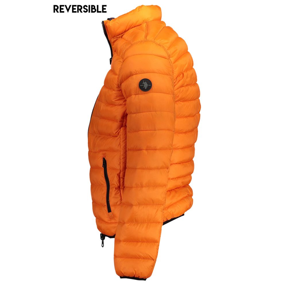 U.S. POLO ASSN. Orange Nylon Jacket