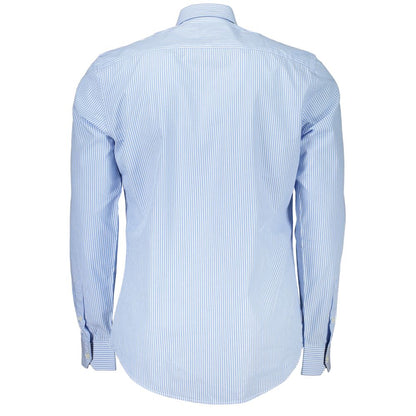 Harmont & Blaine Blue Cotton Shirt