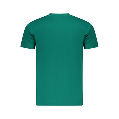 Cavalli Class Green Cotton T-Shirt