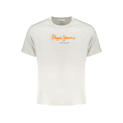 Pepe Jeans Gray Cotton T-Shirt